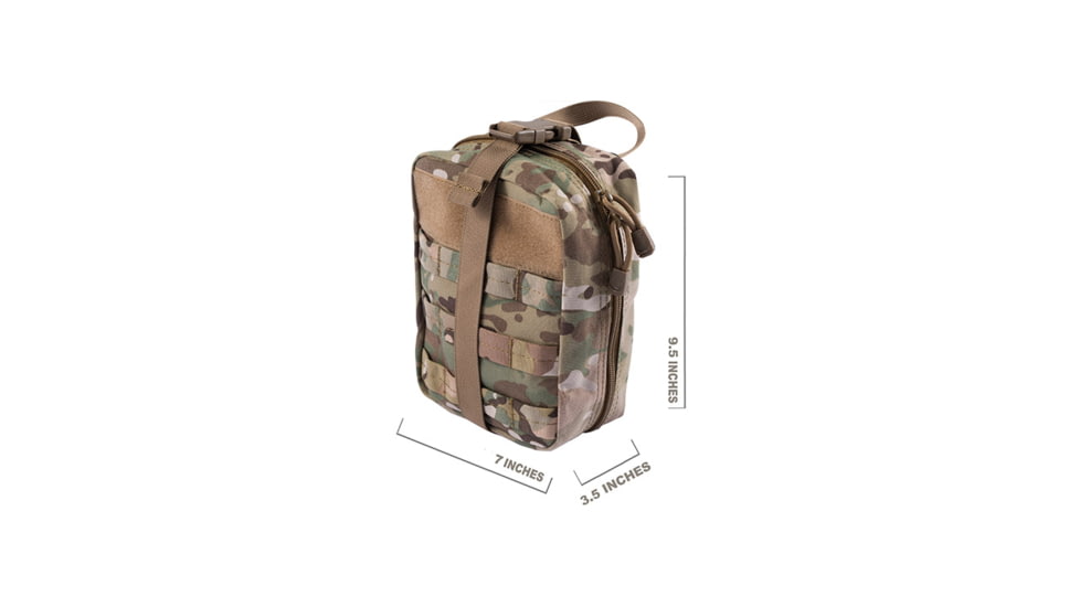 Lancer Tactical Admin Pouch w/ Molle, Camo, CA-2055C