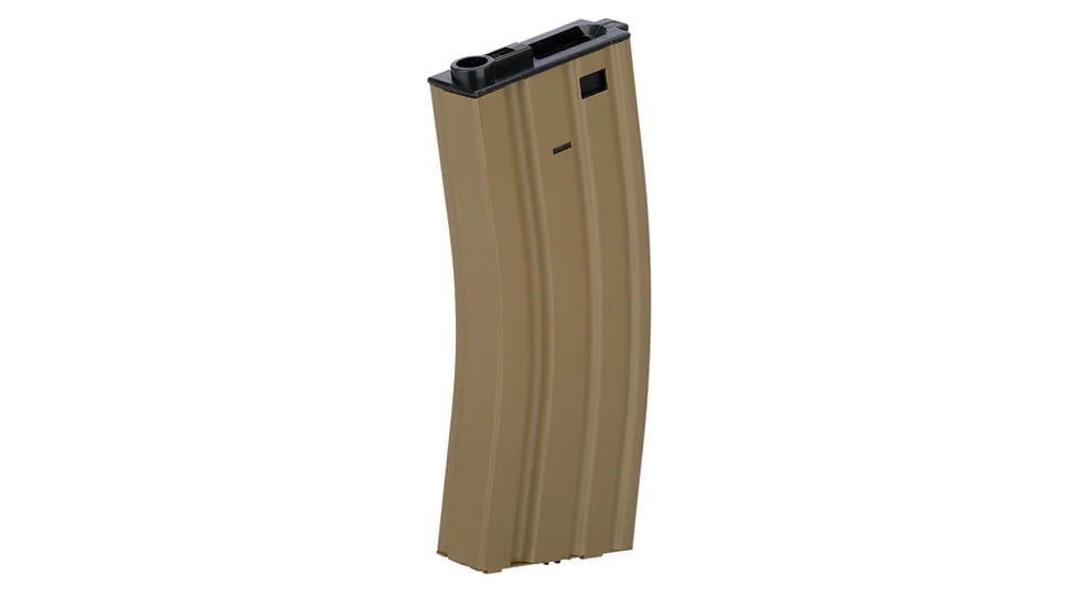 Lancer Tactical Gen 2 Hi-Cap AEG Airsoft Training Metal Magazine, Tan, LT-01T-MAG-G2