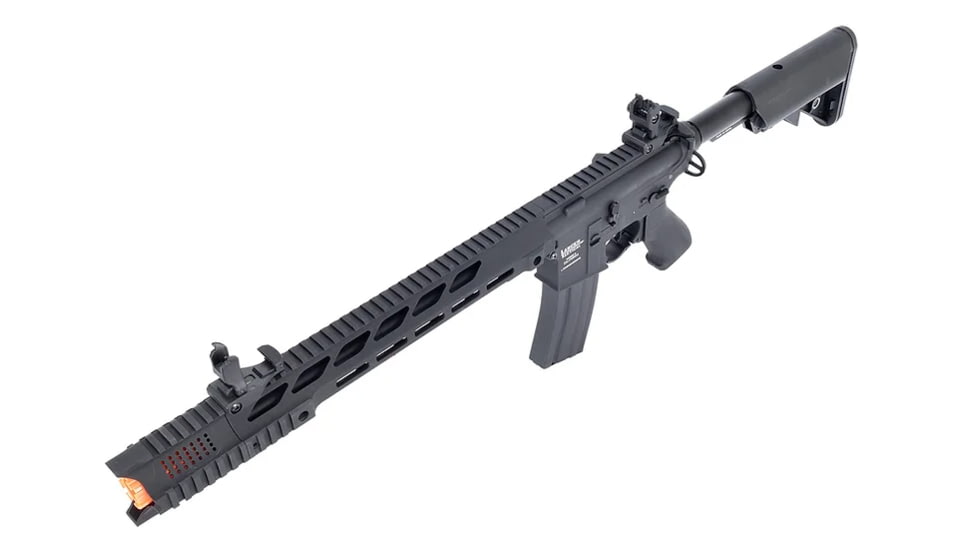 Lancer Tactical Gen 2 ProLine M4 SPR Interceptor Airsoft AEG Rifle, Black, LT-25B-G2-ME