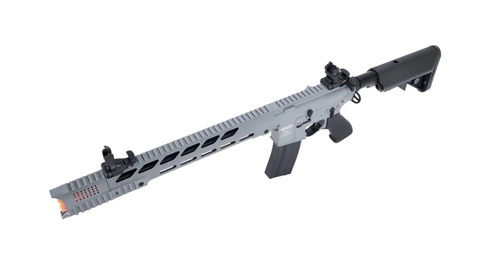 Lancer Tactical Gen 2 ProLine M4 SPR Interceptor Airsoft AEG Rifle, Gray, LT-25Y-G2-ME