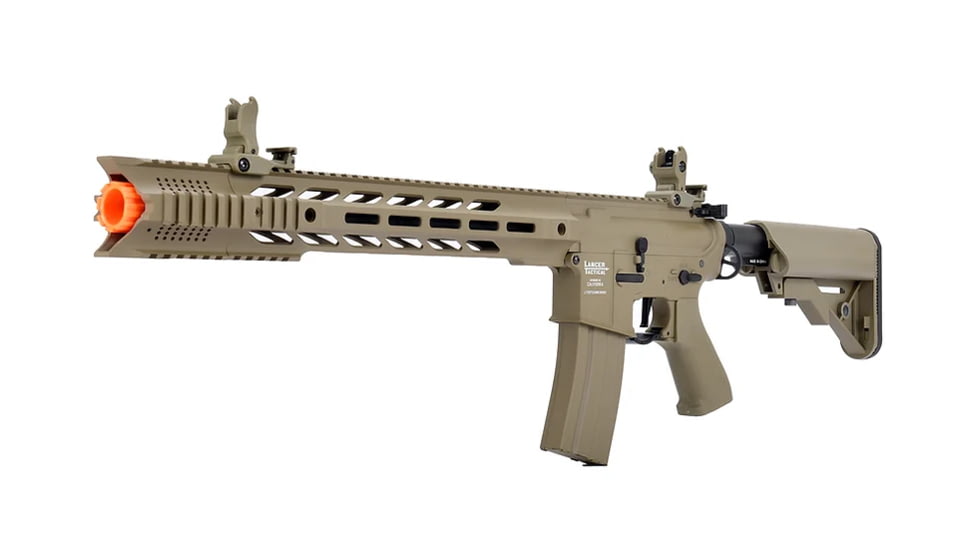 Lancer Tactical Gen 2 ProLine M4 SPR Interceptor Airsoft AEG Rifle, Tan, LT-25T-G2-ME