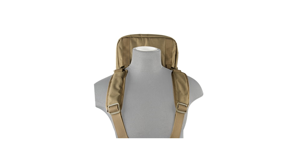 Lancer Tactical Nylon 3-Way Carry 29in Double Rifle Gun Bag, Tan, CA-288TN