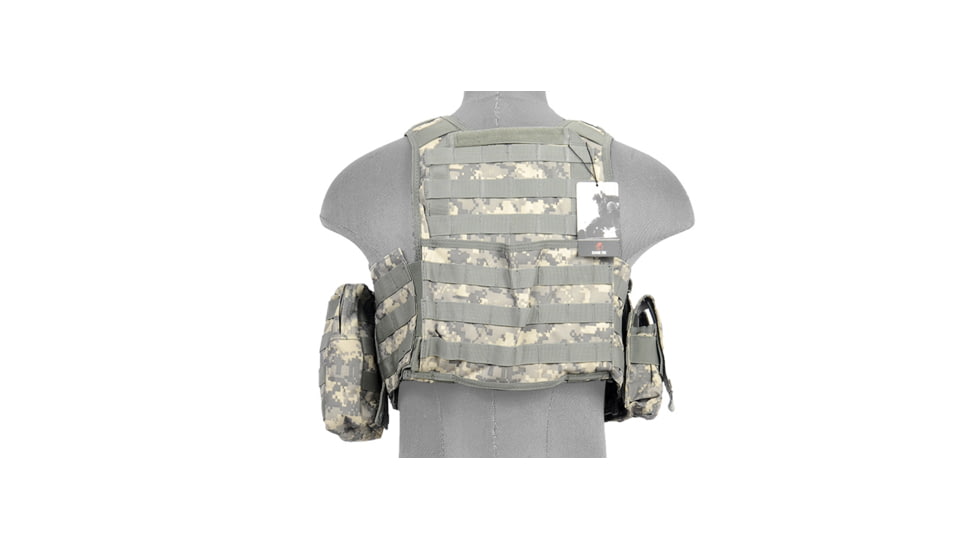 Lancer Tactical Tactical Assault Plate Carrier Vest, ACU, CA-305AN