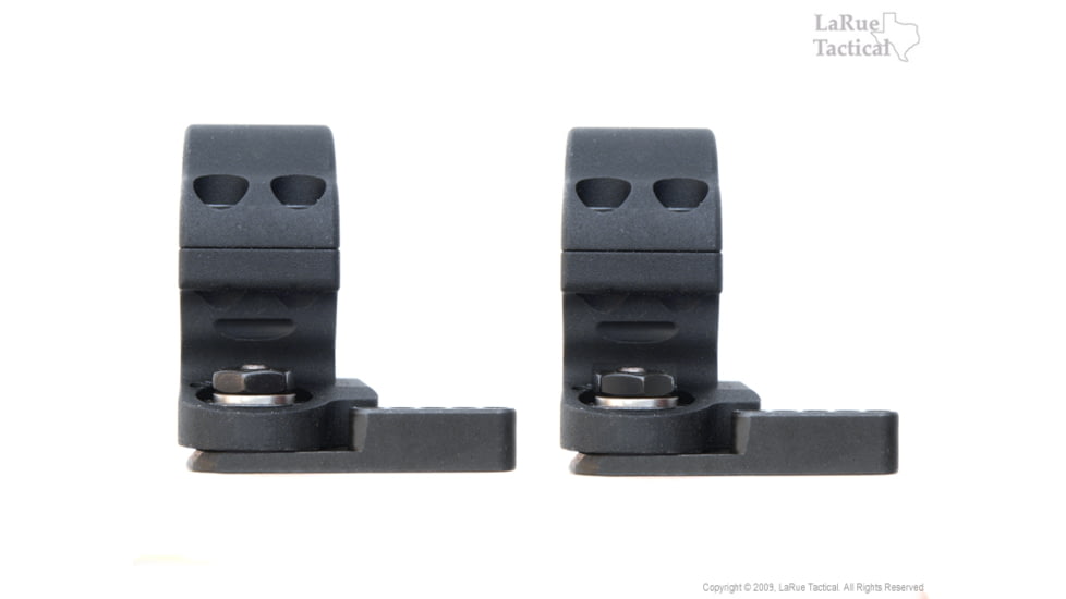 LaRue Tactical Ultra-Low QD Scope Mount Rings, 30mm, Black, LT719