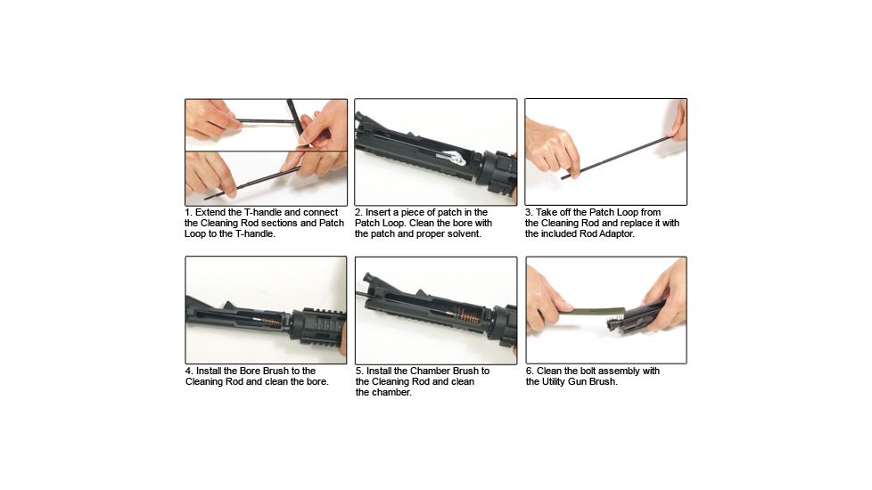 Leapers Model 4/15 Gun Cleaning Kit TL-A041