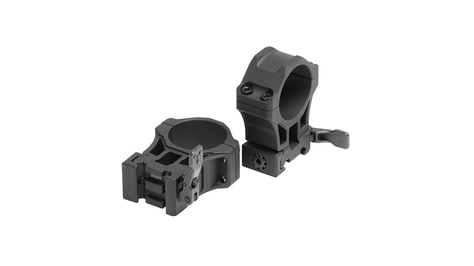 Leapers UTG ACCU-SYNC QR Scope Rings, 30mm, High Profile, Picatinny, Black, AQR322