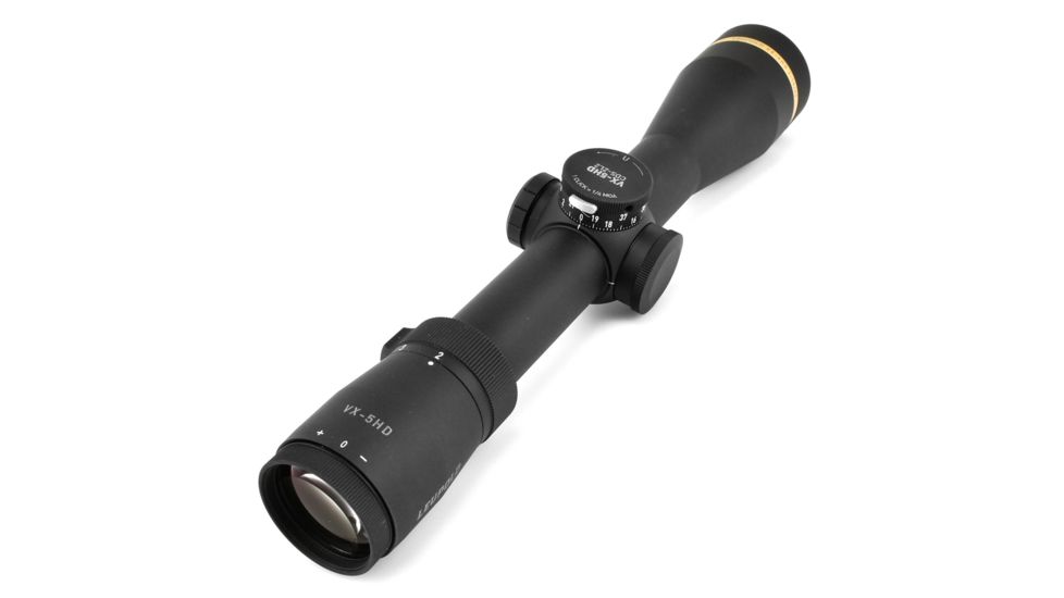 Leupold VX-5HD 2-10x42mm Rifle Scope, 30 mm Tube, Second Focal Plane, Black, Matte, Red FireDot Duplex Reticle, MOA Adjustment, 171389