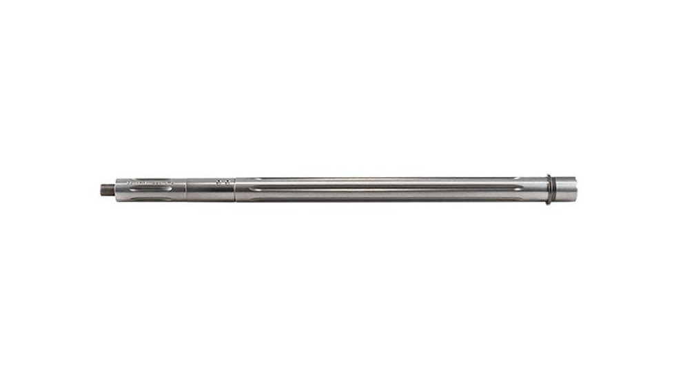 Luth-AR .223 Rem Fluted Threaded Bull Barrel, 18 in, Rifle, 1-9 Twist, 1/2 x 28, Silver, BL-B18FT