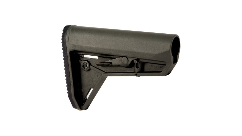 Magpul Industries MOE Slim Line Carbine Stock, Fits AR-15/M4, Mil-Spec, Olive Drab MPIMAG347-ODG