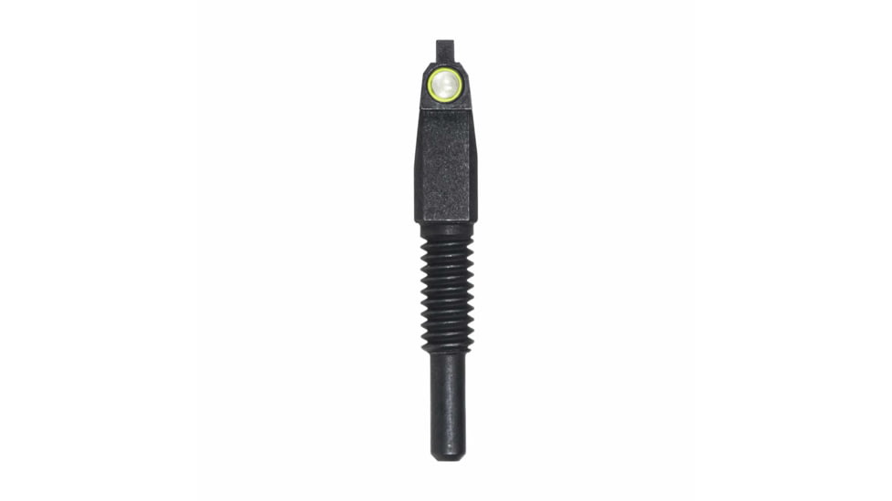 Night Fision AR-15 Tritium Front Sight Post, Magpul MBUS Pro, Yellow Ring, Black, AR-000-003-YGXX