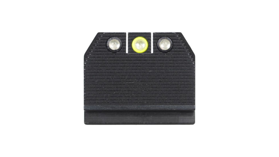 Night Fision Optics Ready Stealth Night Sight Set, Sig P320 w/ DPP/509t/Acro, Yellow Front, Black, SIG-180-455-440-YGZG