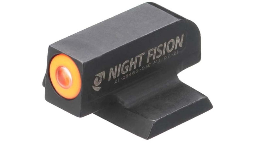 Night Fision Ruger Tritium Front Sight, Ruger Max 9, Orange Ring, RUG-326-001-OGXX