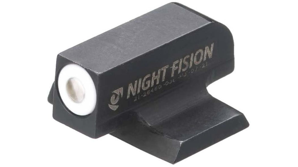 Night Fision Ruger Tritium Front Sight, Ruger Max 9, White Ring, RUG-326-001-WGXX