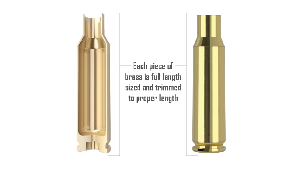 Nosler Custom Rifle Brass .300 Remington Short Action Ultra Magnum, 25ct, 10228