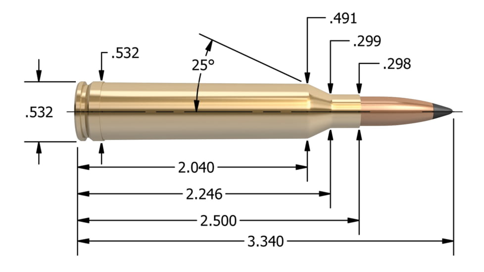 Nosler Custom Rifle Brass .264 Winchester Magnum, 50ct, 11234