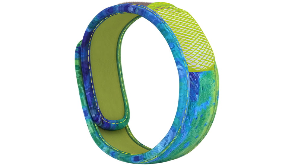 Parakito Mosquito Repellent Wristband w/ 2 Refills Fish, Mahi-Mahi, One Size, LTPWB2G15