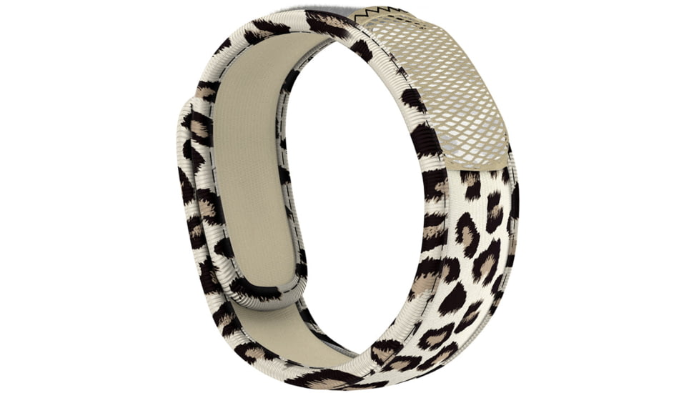 Parakito Mosquito Repellent Wristband w/ 2 Refills Leopard, Ivory, One Size, LQTWB3G124