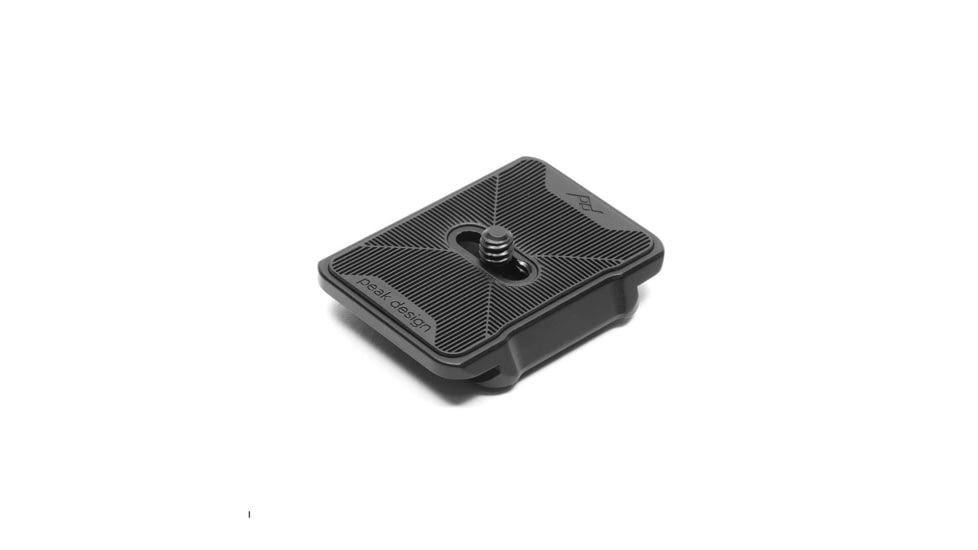 Peak Design Dual Plate w/PVC Pad and Camera Connection Screw, Black, PL-D-2