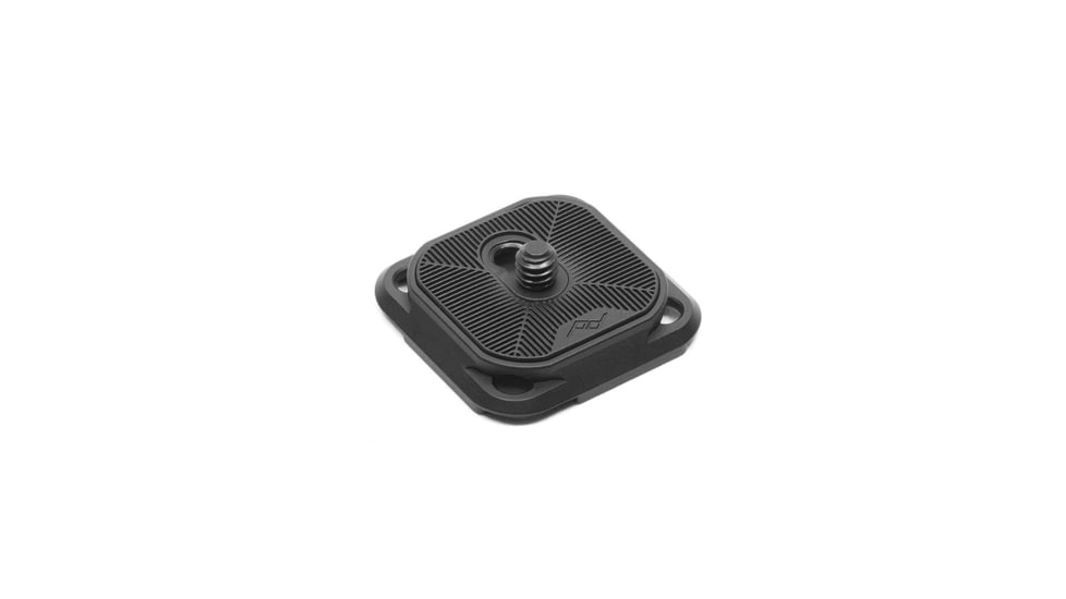 Peak Design Standard Plate w/PVC Pad and Camera Connection Screw, Black, PL-S-3