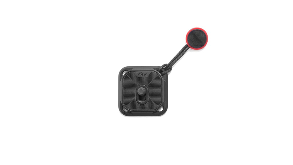 Peak Design Standard Plate w/PVC Pad and Camera Connection Screw, Black, PL-S-3