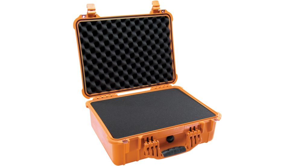 Pelican 1520 Protector 19x15x7in Watertight Carrying Case, Orange w/ Foam