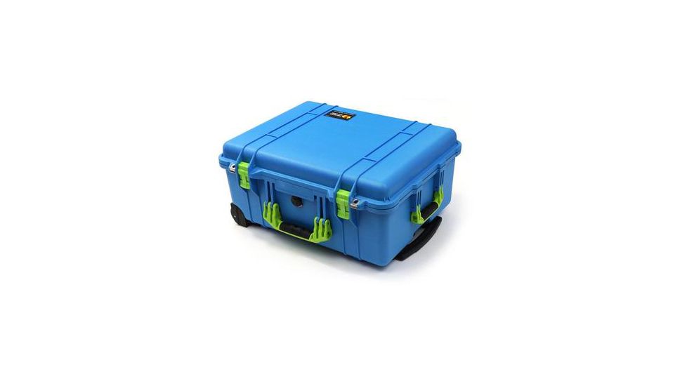 Pelican 1650 Large Crushproof Wheeled Dry Case, 30.75x20.5x11.6in, Blue w/ Liner &amp; Foam, 1650-020-120