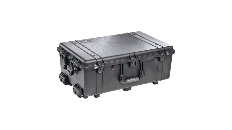 Pelican 1650 Large Crushproof Wheeled Dry Case, 30.75x20.5x11.6in, Orange w/ Liner &amp; Foam, 1650-020-150