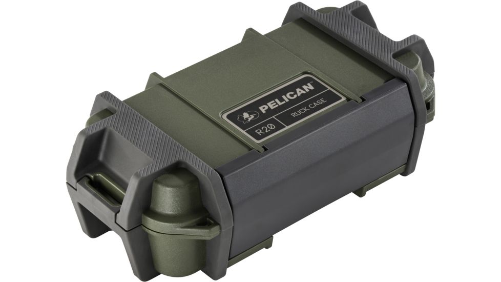 Pelican Ruck Case R20, Green, Medium, RKR200-0000-OD