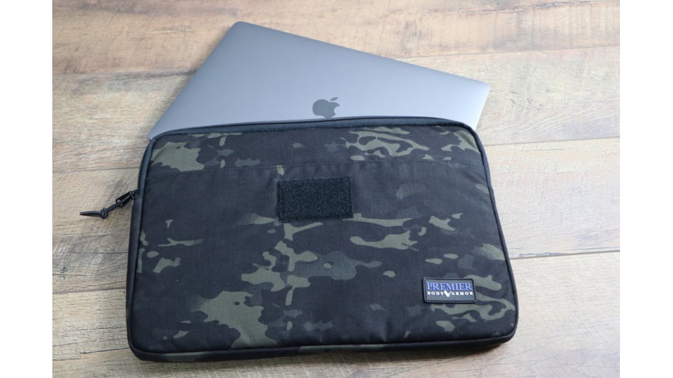 Premier Body Armor Gen 2 Bulletproof Laptop Case, MultiCam Black, LTC-9093