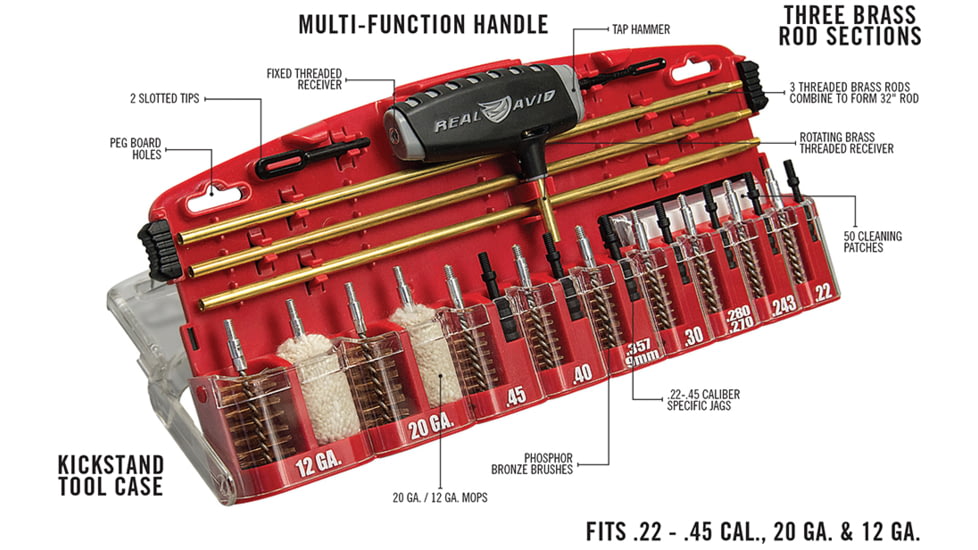 Real Avid Gun Boss Pro, Universal Cleaning Kit AVGBPRO-U