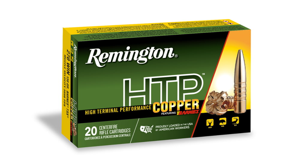 Remington High Terminal PerformanceRifle Cartridges, .300 AAC Blackout, Barnes Triple-Shock X Flat Base, 130 Grain, 20 - Rounds, 27710