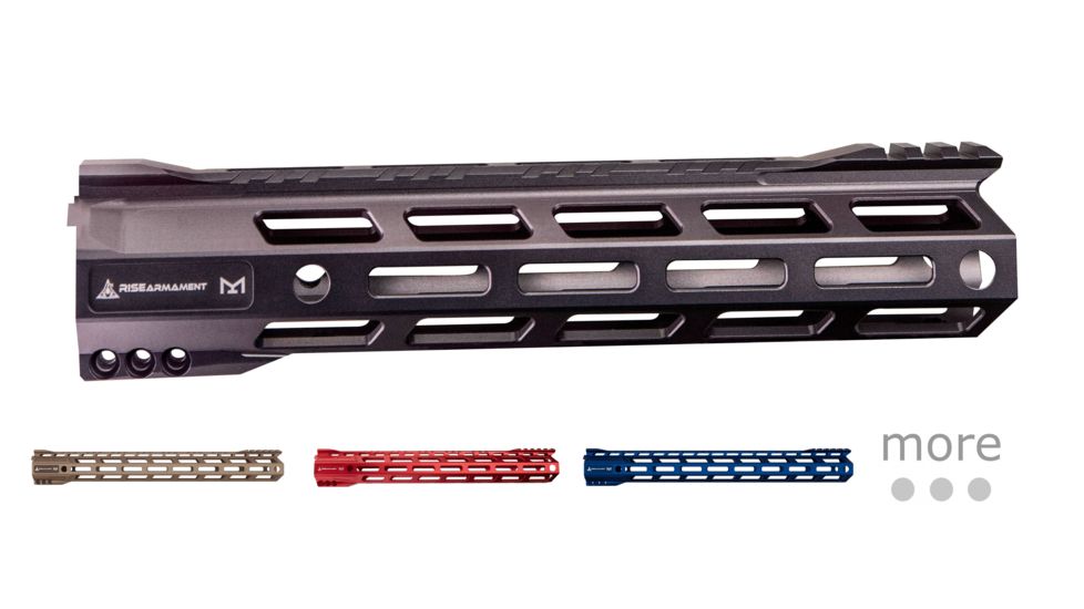 RISE Armament RA-905 AR-15 M-LOK Handguard, Black, FDE, Foliage Green, Patriot Blue, RISE Red, Spartan Bronze