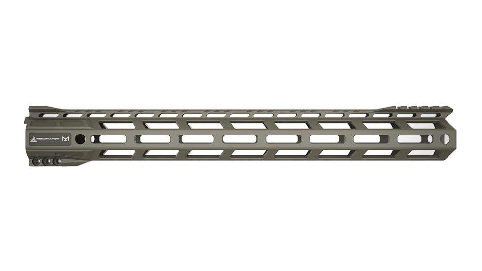 RISE Armament RA-905 Handguard, M-LOK, AR-15, 7.5in, 6061-T6 Billet Aluminum, Cerakote, Foliage Green, RA-905-075-FG