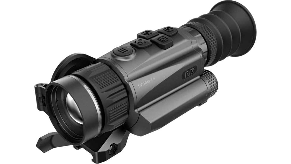 RIX STORM S6 35mm Thermal Imaging Rifle Scope, 50 Hz, 640x512, Black, RIX STORM S6