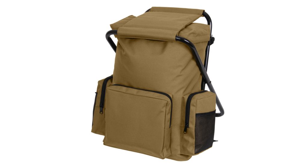 Rothco Backpack and Stool Combo Pack, Coyote Brown, 45680-CoyoteBrown