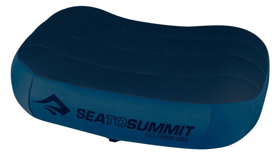 Sea to Summit Aeros Premium Pillow, Navy Blue, Large, 572-34