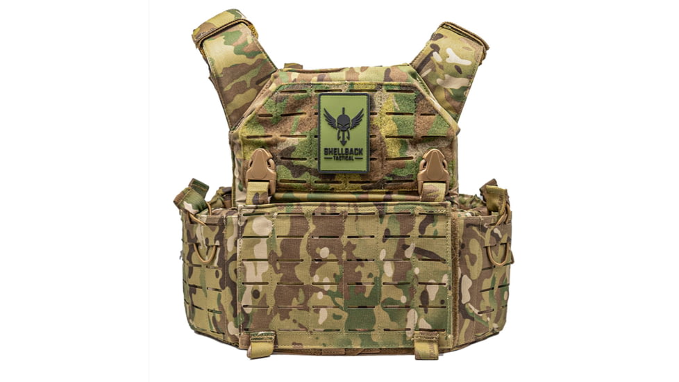 Shellback Tactical Rampage 2.0 Plate Carrier, Shooter and SAPI, Multicam, One Size, SBT-9031-MC