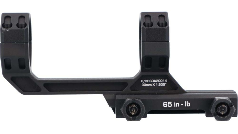 SIG SAUER Alpha Cantilever Mount, 34mm Tube, 0 MOA, Black Powder Coated Steel Alloy, SOA20015