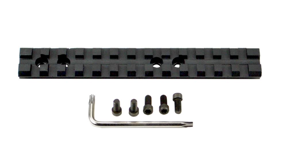 Sniper Base Rail Mount For Mossberg 500 Shotgun, Black MSTRM