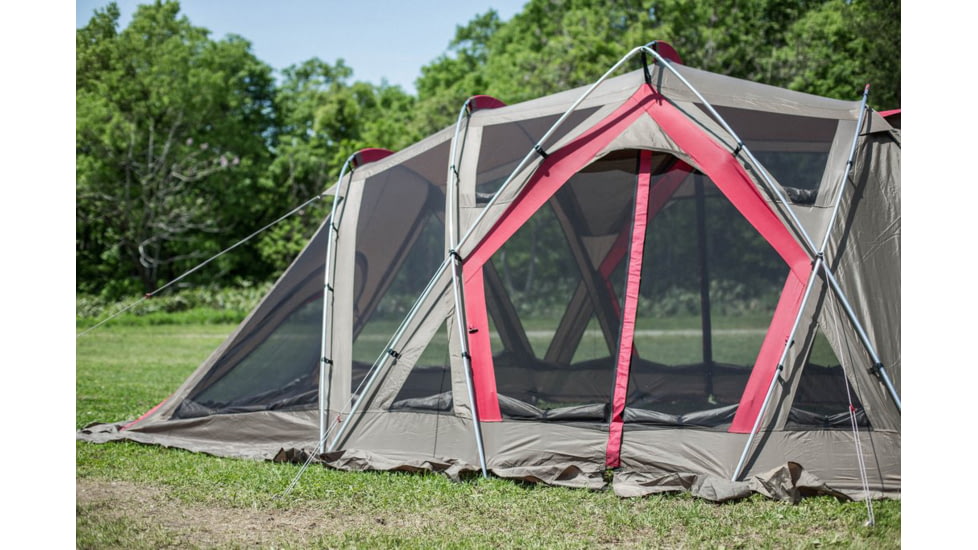 Snow Peak Living Shell Long Pro Shelter, 6-Person, Brown, TP-660