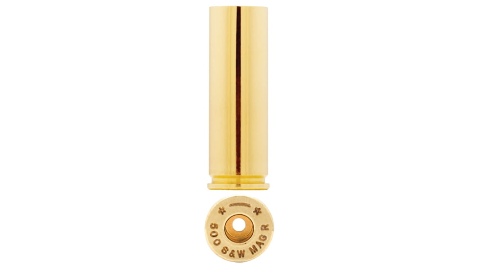 HSM Ammunition Starline Rifle Brass Unprimed Cases 500 S&amp;W Mag Caliber, Handgun Brass, 50 Per Bag, 500SWEUP50