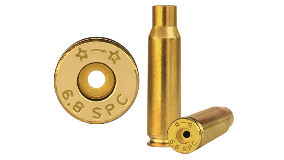 HSM Ammunition Starline Rifle Brass Unprimed Cases 6.8mm Rem SPC Caliber, 50 Per Bag, 68SPCEUP50