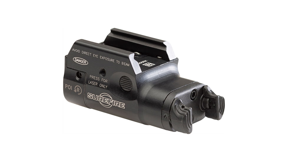 SureFire XC2-B Compact Pistol Light w/ Laser, AAA NiMH, Green/Red Laser, 300 Lumens, Black, XC2-B-RD