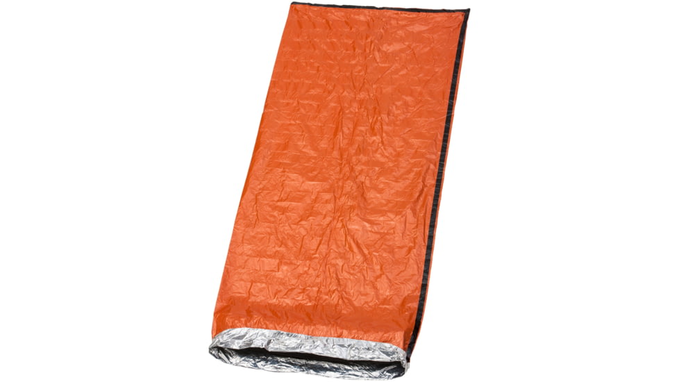 Survive Outdoors Longer Emergency Bivvy with Rescue Whistle, Orange, 0140-1142