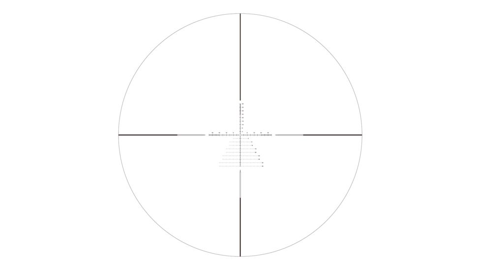 Swampfox Patriot Rifle Scope, 4-16x44mm, 30mm Tube, First Focal Plane, Sharpshooter Grid MOA Reticle, Black, PAT41644-M