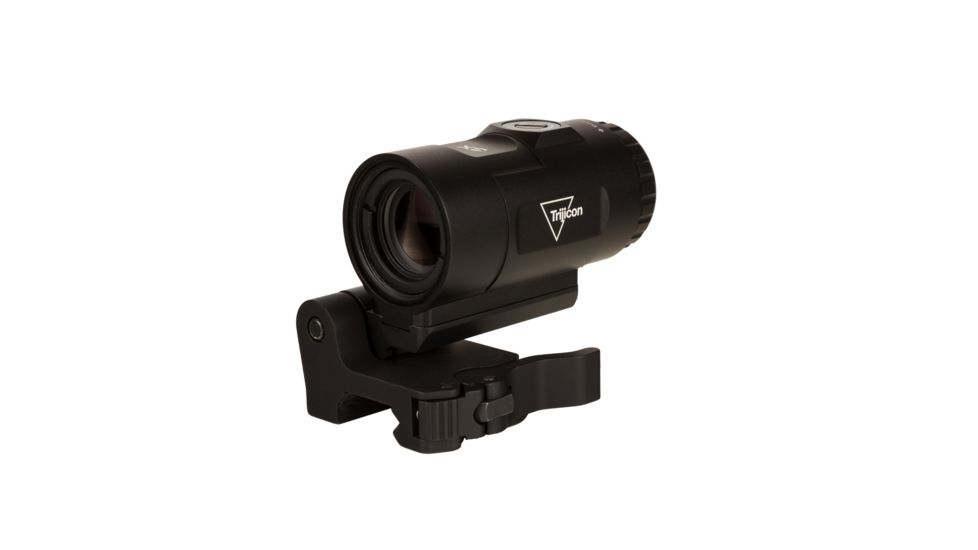 DEMO, Trijicon MRO HD 3X Red Dot Sight Magnifiers w/Adjustable Height Quick Release, Flip to Side Mount, Black, 2600001