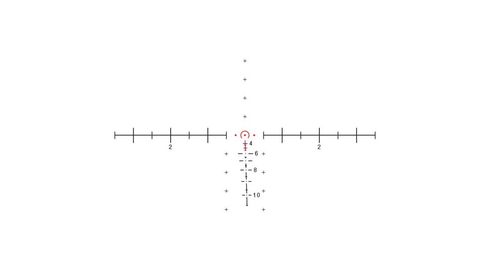 Trijicon ACOG Rifle Scope, 4x32, Dual Illuminated Red Horseshoe/Dot Reticle w/Colt Knob Thumscrew Mount, Black, 100581