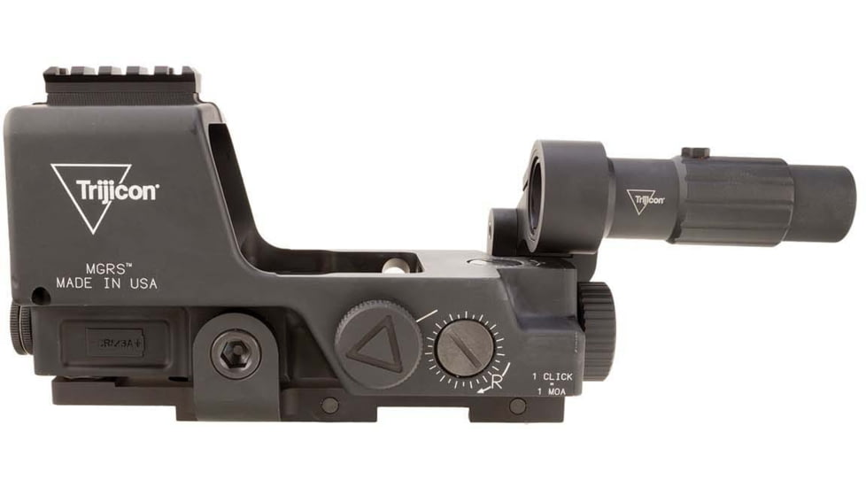 Trijicon MGRS and MAG Red 35 MOA Segmented Circle Rifle Scope 3.0 MOA Dot M2/M240, Black, 2300005