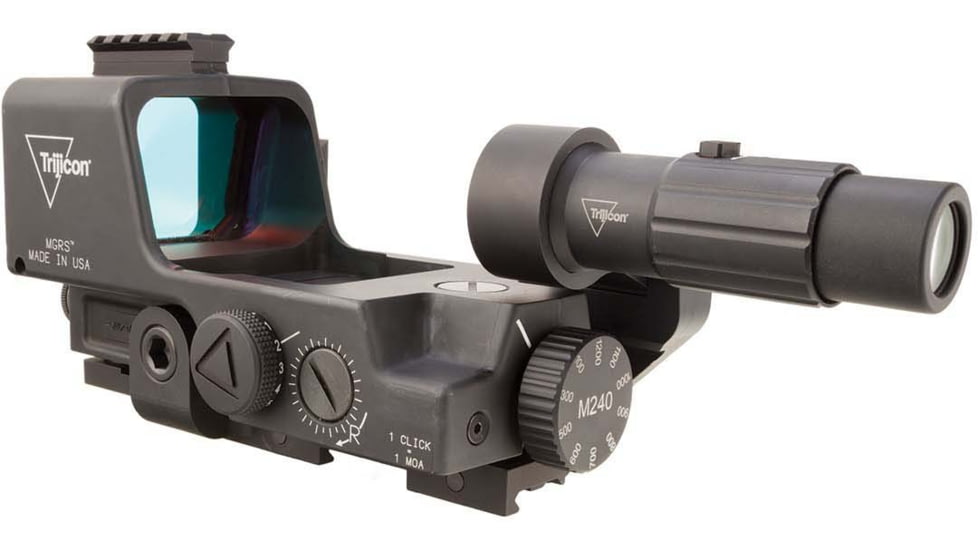 Trijicon MGRS and MAG Red 35 MOA Segmented Circle Rifle Scope 3.0 MOA Dot M2/M240, Black, 2300005