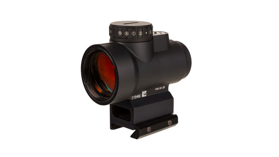 Trijicon MRO HD 1x25mm Red Dot Sights, 68 MOA Reticle w/ 2.0 MOA Dot, Full Co-Witness AC32068 Mount, Angled Glass, Black, 2200052